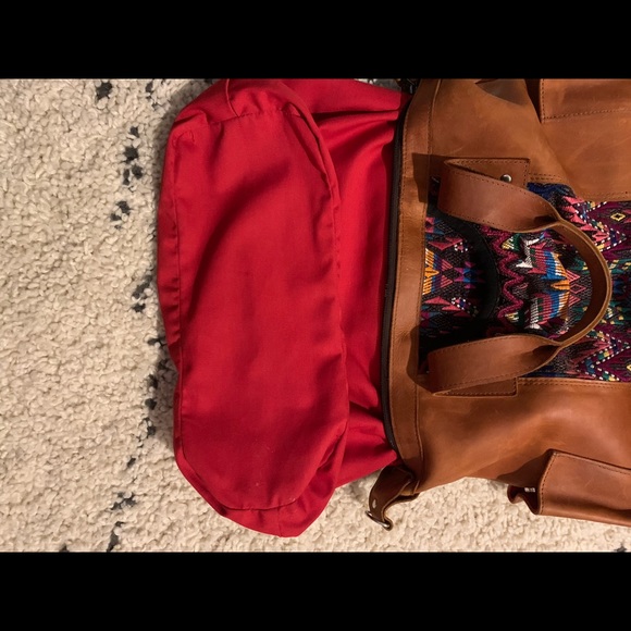 Nena & Co. Leather Convertible Day Bag - Picture 7 of 8